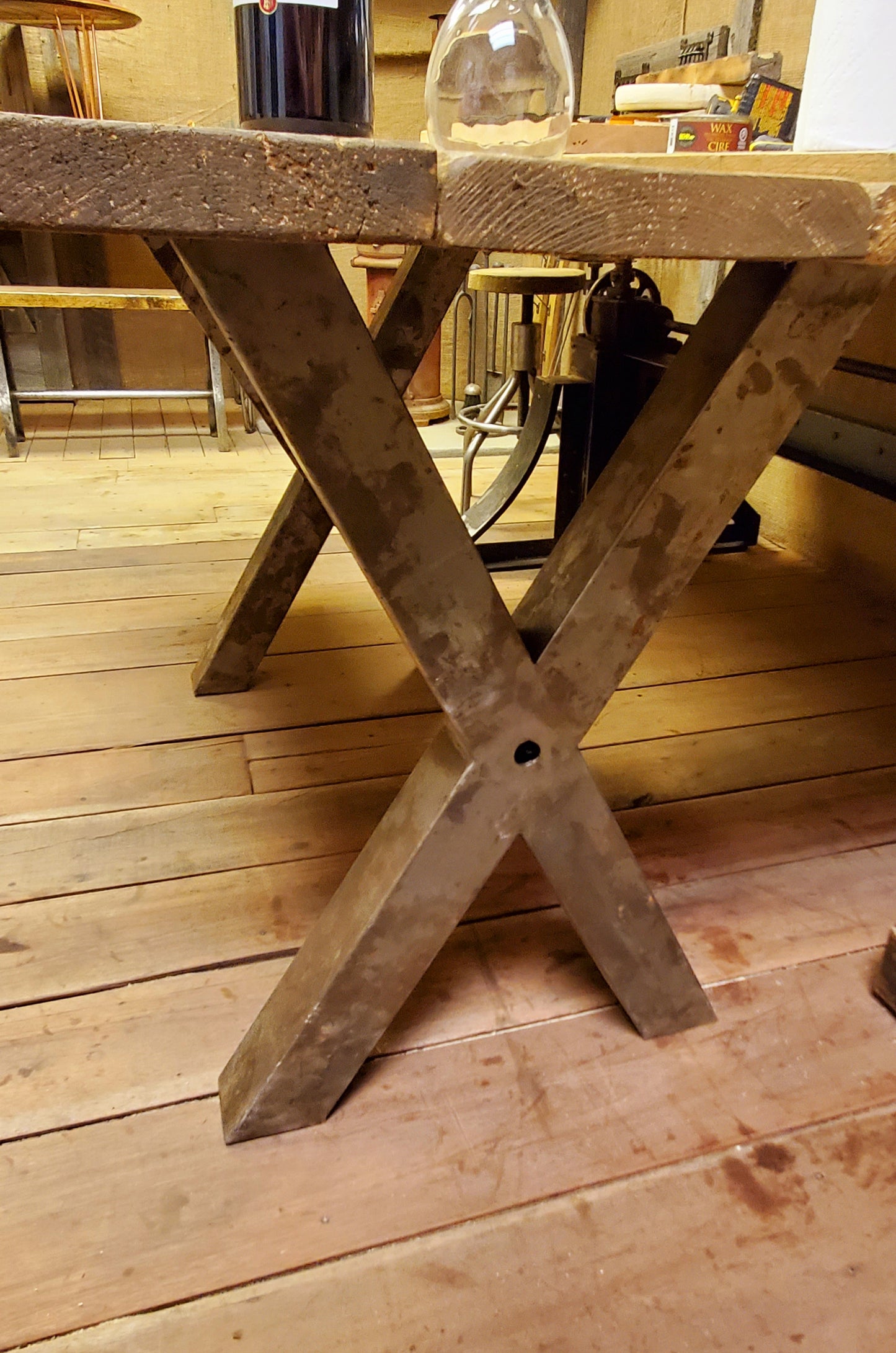 Cross Section Table - Spearhead Collection - - Country Farmhouse, D.I.Y. - Do It Yourself Projects, Home Decor, Industrial hardware, Millwork Hardware