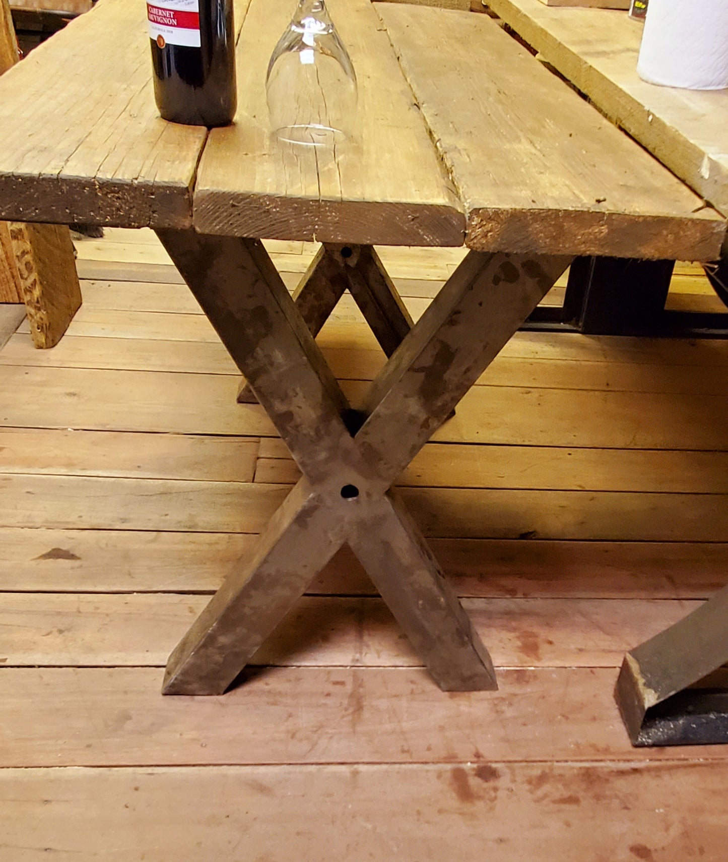 Cross Section Table - Spearhead Collection - - Country Farmhouse, D.I.Y. - Do It Yourself Projects, Home Decor, Industrial hardware, Millwork Hardware