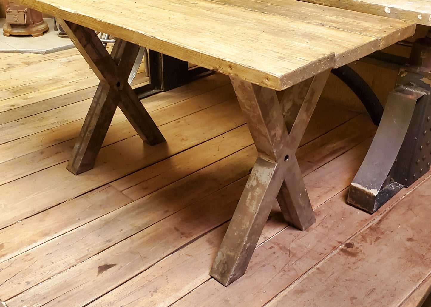 Cross Section Table - Spearhead Collection - - Country Farmhouse, D.I.Y. - Do It Yourself Projects, Home Decor, Industrial hardware, Millwork Hardware