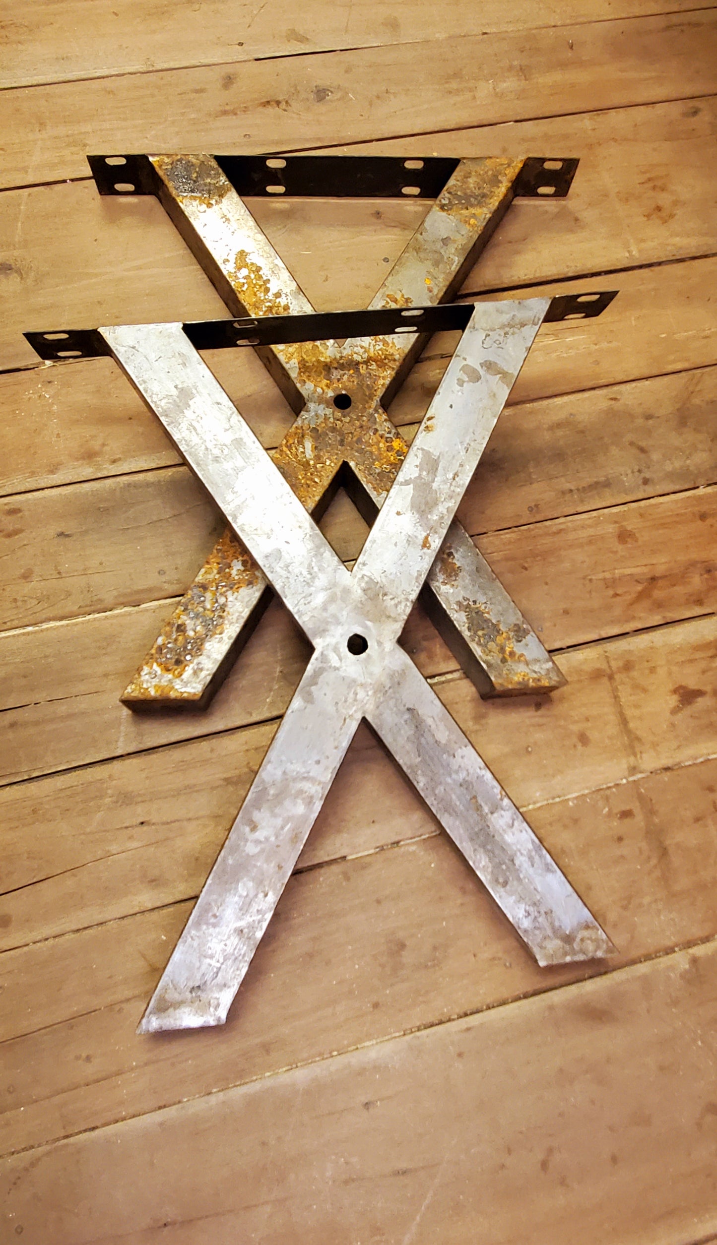 Cross Section Table - Spearhead Collection - - Country Farmhouse, D.I.Y. - Do It Yourself Projects, Home Decor, Industrial hardware, Millwork Hardware
