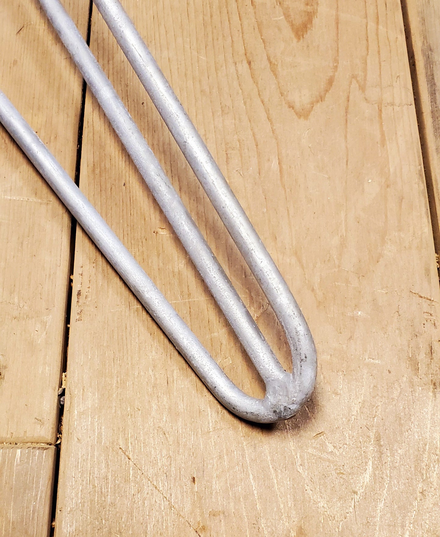 Hairpin Leg 16" Galvanized 3 prong - Spearhead Collection - Hairpin Legs - Hairpin Legs, Heavy Duty
