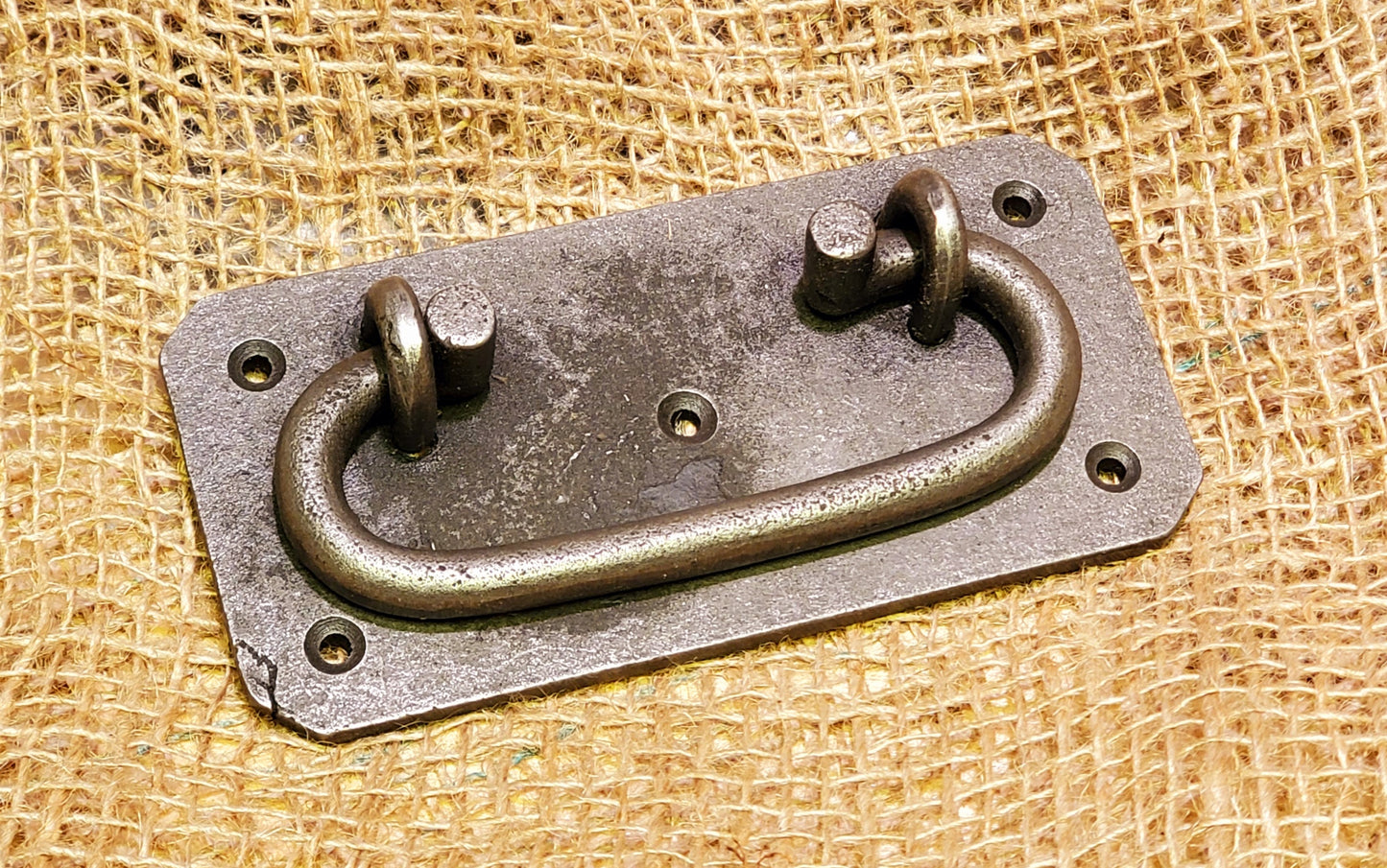 Heavy Backplate Lifting Handle - Spearhead Collection - Drop & Lifting Handles - D.I.Y. - Do It Yourself Projects, Drop Handles, Hardware, Heavy Duty, Lifting Handles