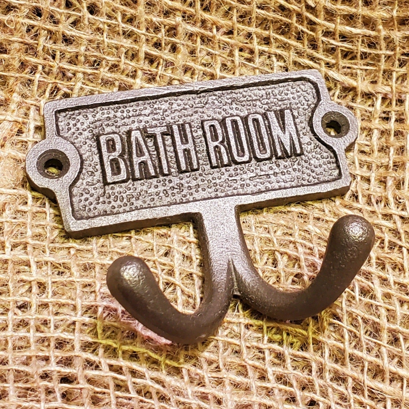 Bathroom Double Robe Hook – Spearhead & Company