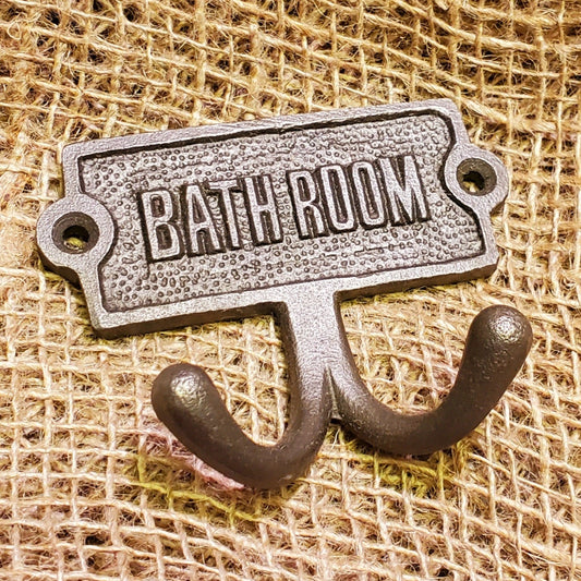 Bathroom Double Robe Hook - Spearhead Collection - Double Robe Hooks - Bathroom Decor, Double Hooks, Home Decor