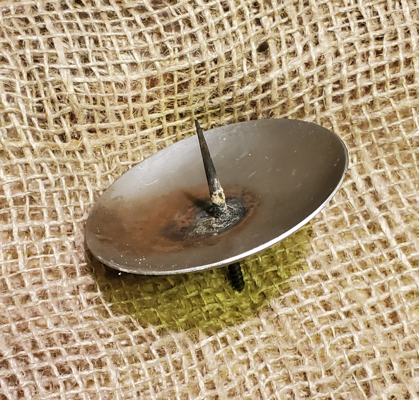 Candle Base Holder - 3" Screw-In Pressed Steel - Spearhead Collection - Lighting - Candle Holders, Country Farmhouse, Home Decor