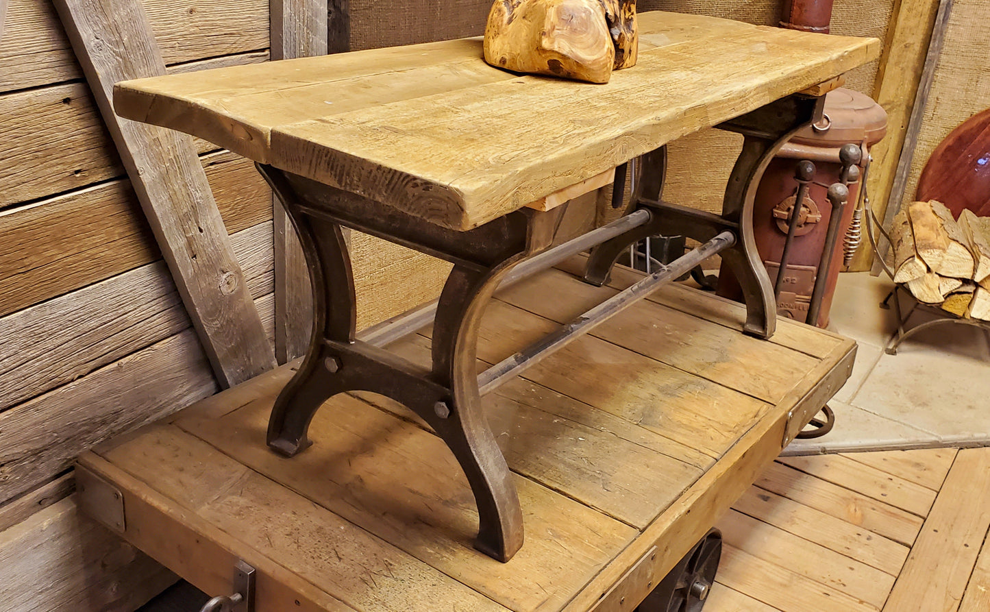 Anlaby - Vintage Antique Iron Coffee Table Frame (No Top) - Spearhead Collection - Benches & Tables - Benches Stools & Tables
