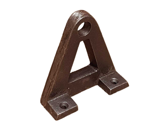 A-shape Wheel Axle Bracket 6" Antique Iron