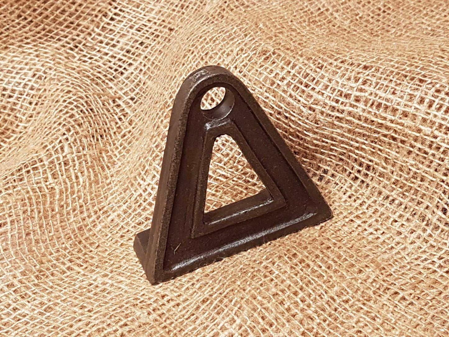 A-shape Wheel Axle Bracket 4" Antique Iron - Spearhead Collection - - Axles, D.I.Y. - Do It Yourself Projects, Hardware, Heavy Duty, Industrial hardware, Misc. Brackets & Fittings, Supports