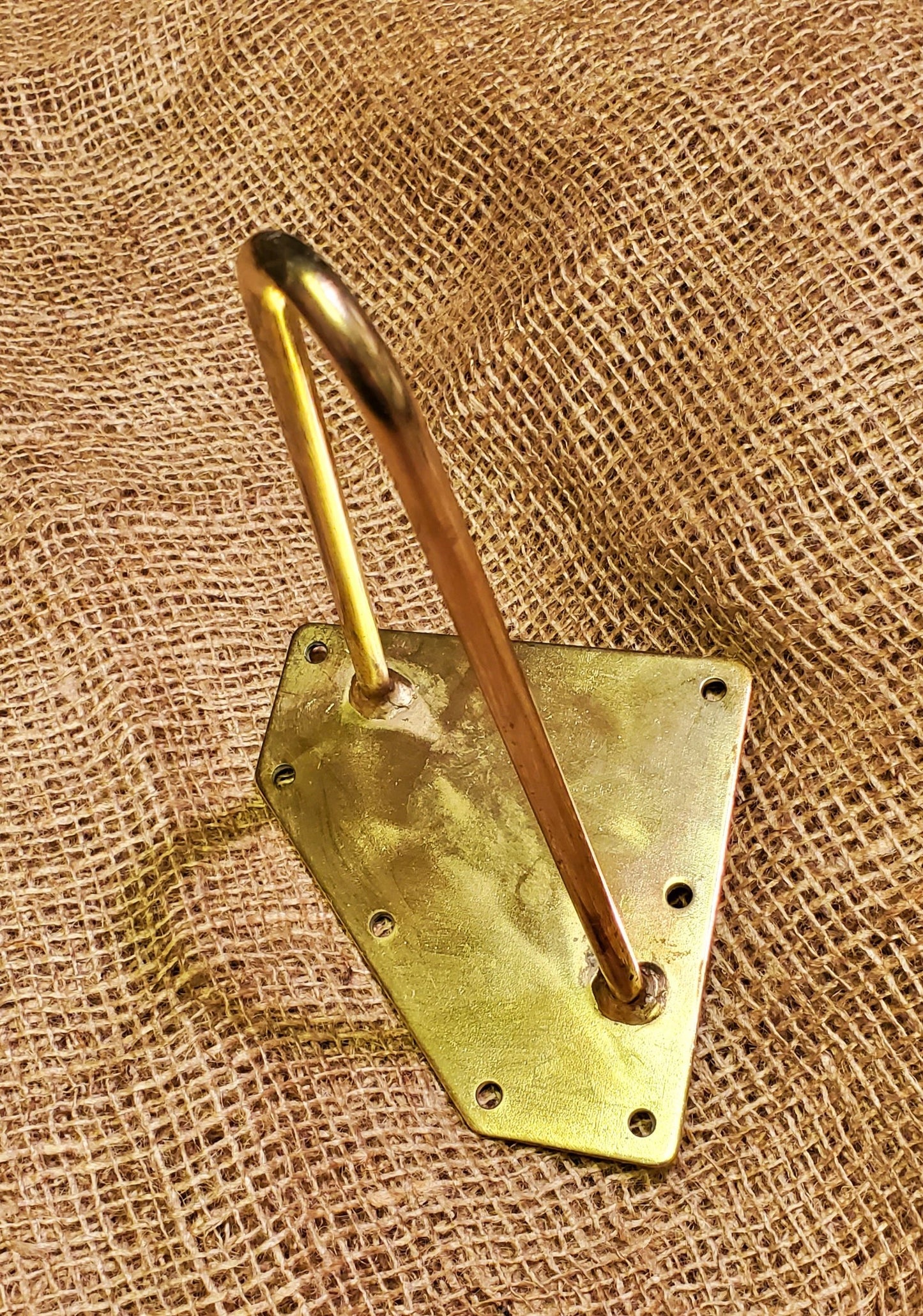 Hairpin Leg - 2 Prong - Polished Brass Plated 8" - 16"