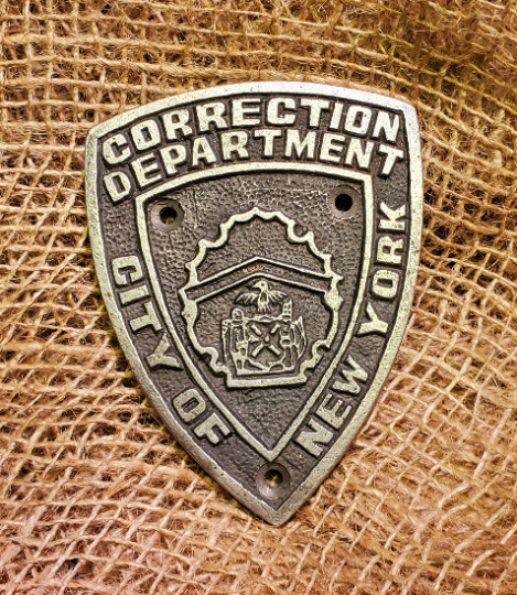 New York City - Corrections Dep't Plaque - Spearhead Collection - Plaques and Signs - New York City