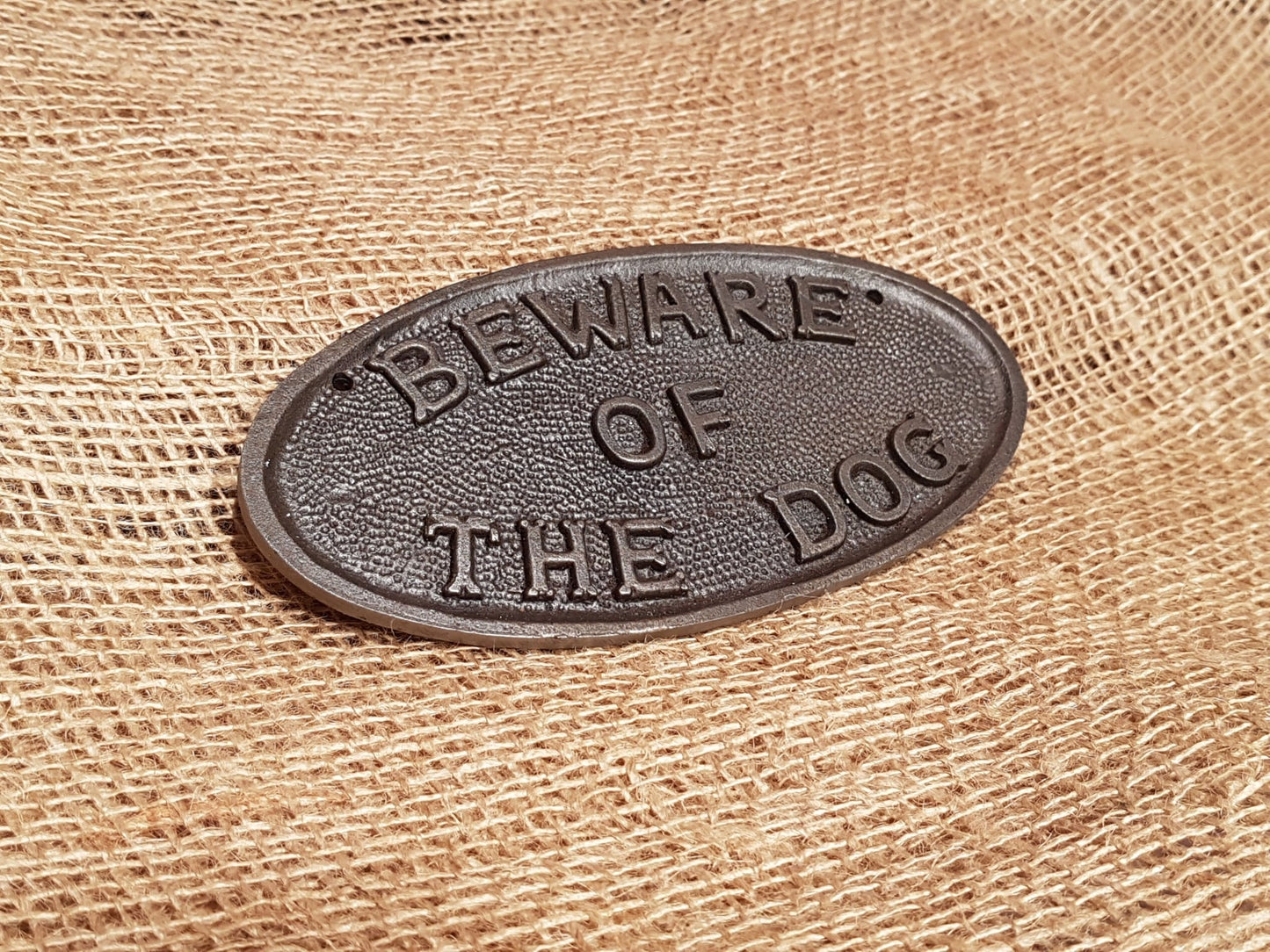 Beware of the Dog - Spearhead Collection - Plaques and Signs - Exterior Decor, Gift Ideas, Home Decor, Plaques and Signs