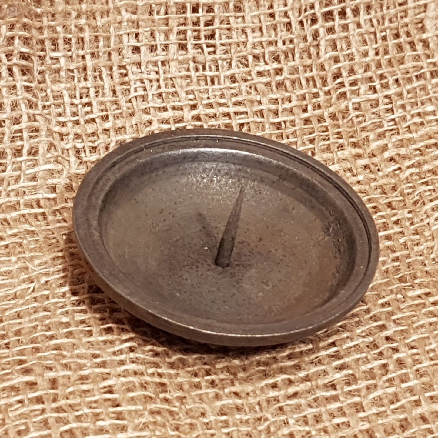 Candle Base Holder - Cast Iron 3" - Spearhead Collection - Lighting - Country Farmhouse, Home Decor