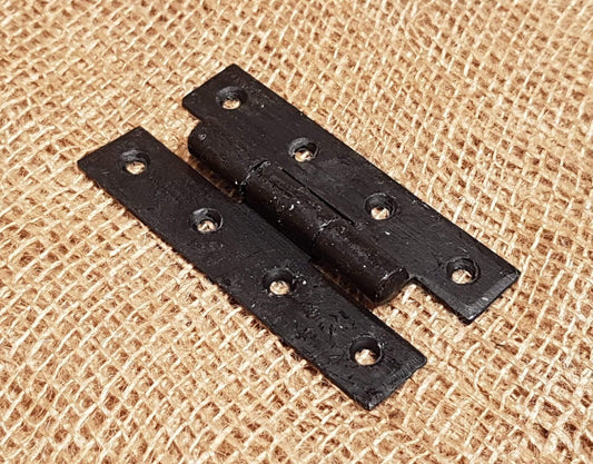 Black Beeswax Hinge - 4" - Spearhead Collection - Hinges - Door Hardware, Hardware, Hinges, Millwork Hardware