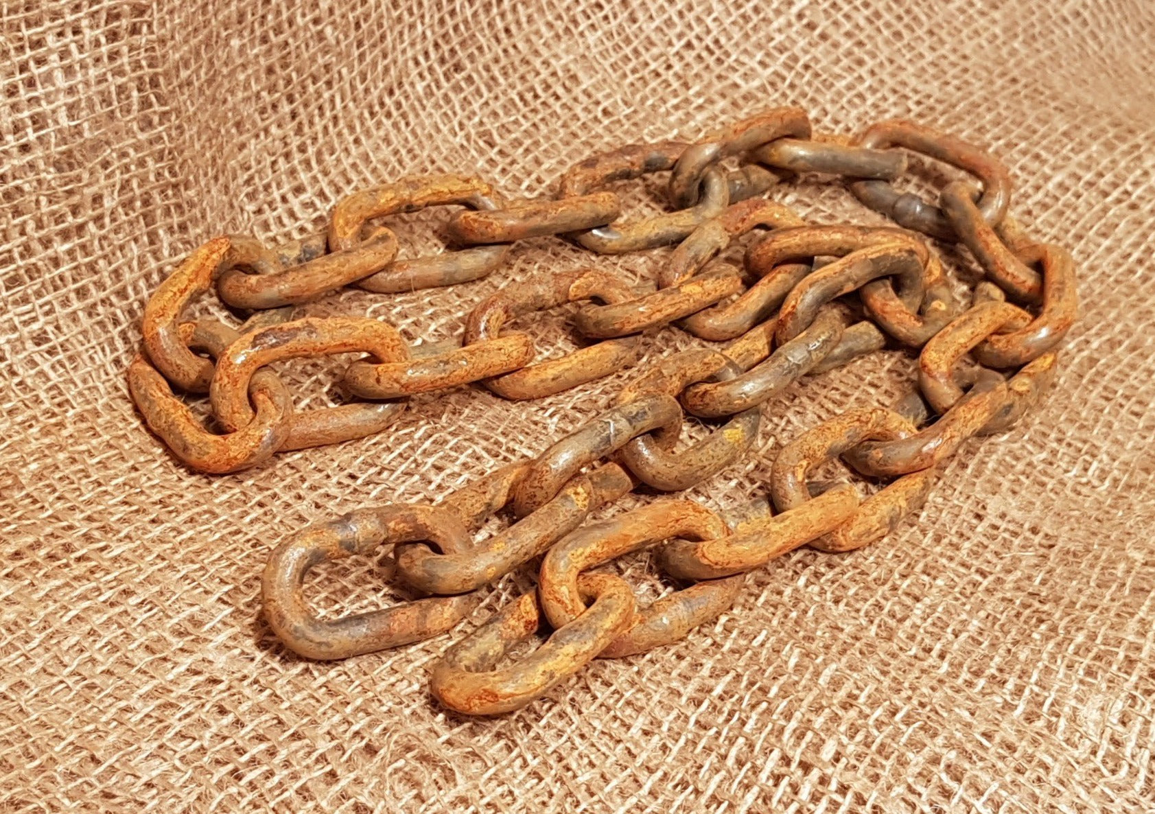 Chain - 1/4" x 36" (6 mm) Mild Steel Rusted