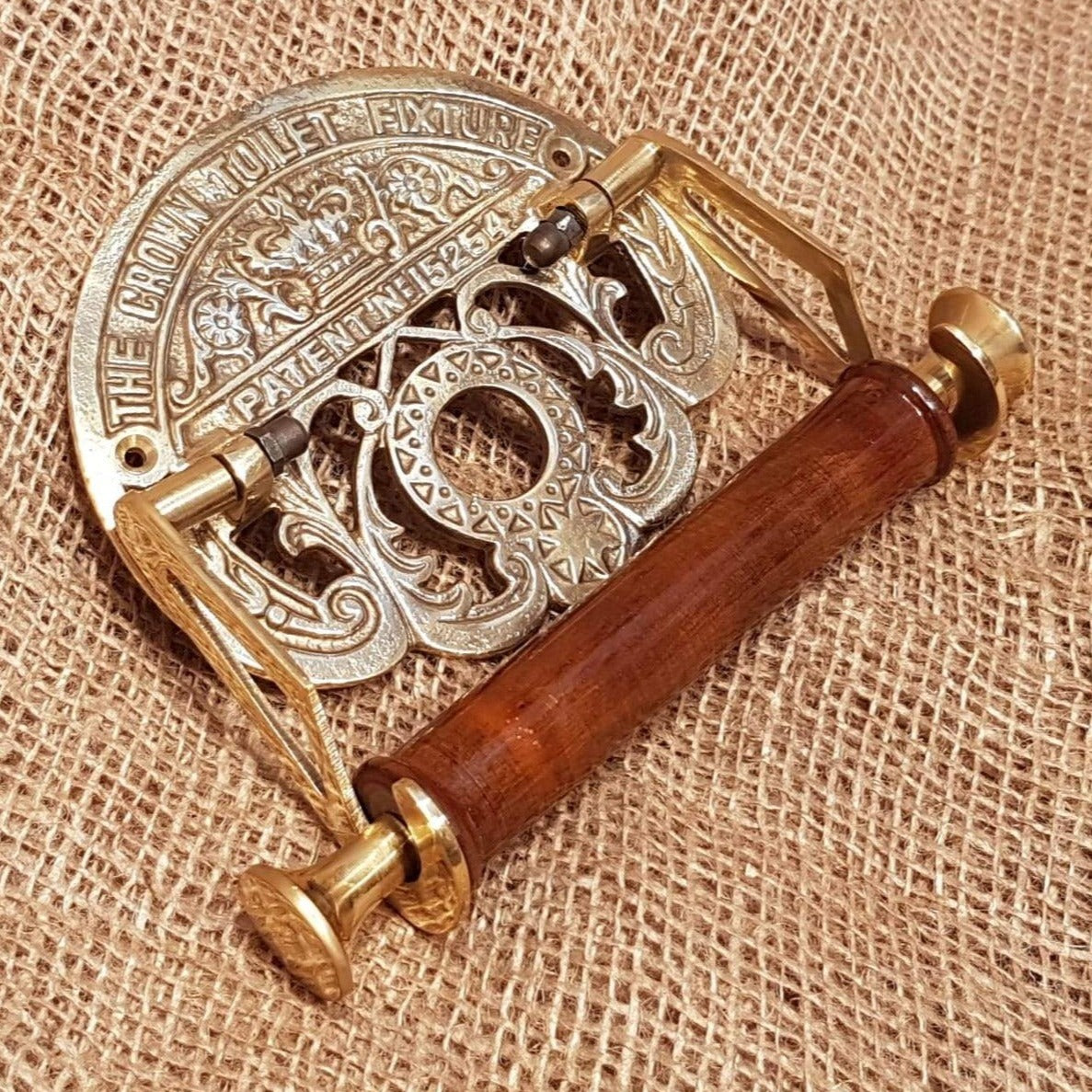 Crown Brass - Toilet Paper Holder - Spearhead Collection - Toilet Paper Holders - Bathroom Decor, Brass, Home Decor, Toilet Paper Holders