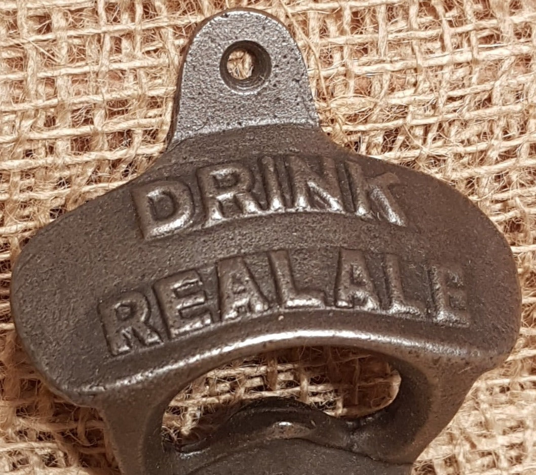 Drink Real Ale - Bottle Opener - Spearhead Collection - Bottle Openers - Bottle Openers, Home Decor, The Man Cave