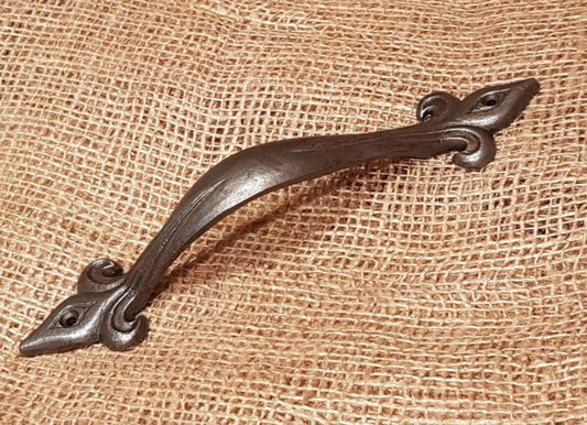 Door Handle - The Fleur De Lys - Spearhead Collection - Barn Door Handles - Barn Door Handles, Door Hardware, Entryway Hardware, Fleur De Lys, Hardware, Pull Handles