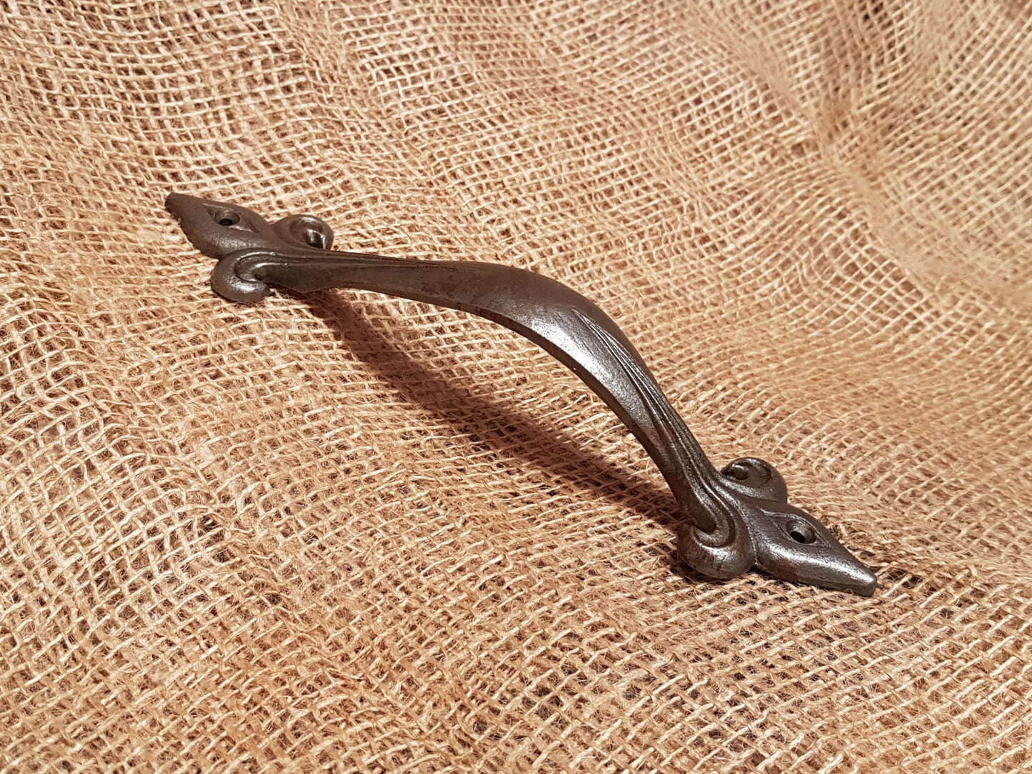 Door Handle - The Fleur De Lys - Spearhead Collection - Barn Door Handles - Barn Door Handles, Door Hardware, Entryway Hardware, Fleur De Lys, Hardware, Pull Handles