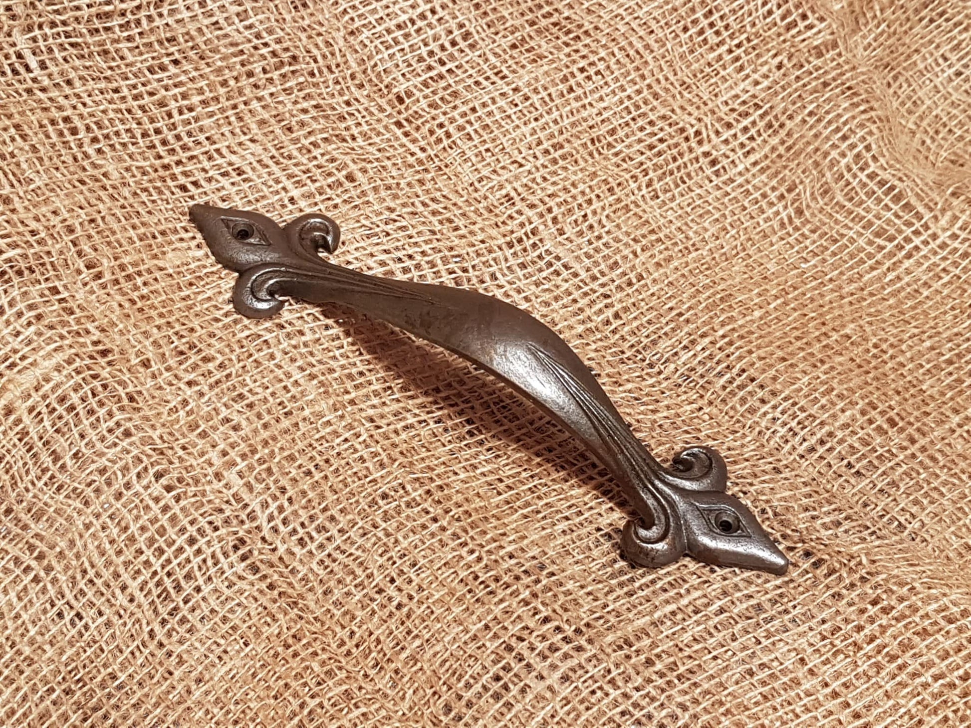 Door Handle - The Fleur De Lys - Spearhead Collection - Barn Door Handles - Barn Door Handles, Door Hardware, Entryway Hardware, Fleur De Lys, Hardware, Pull Handles