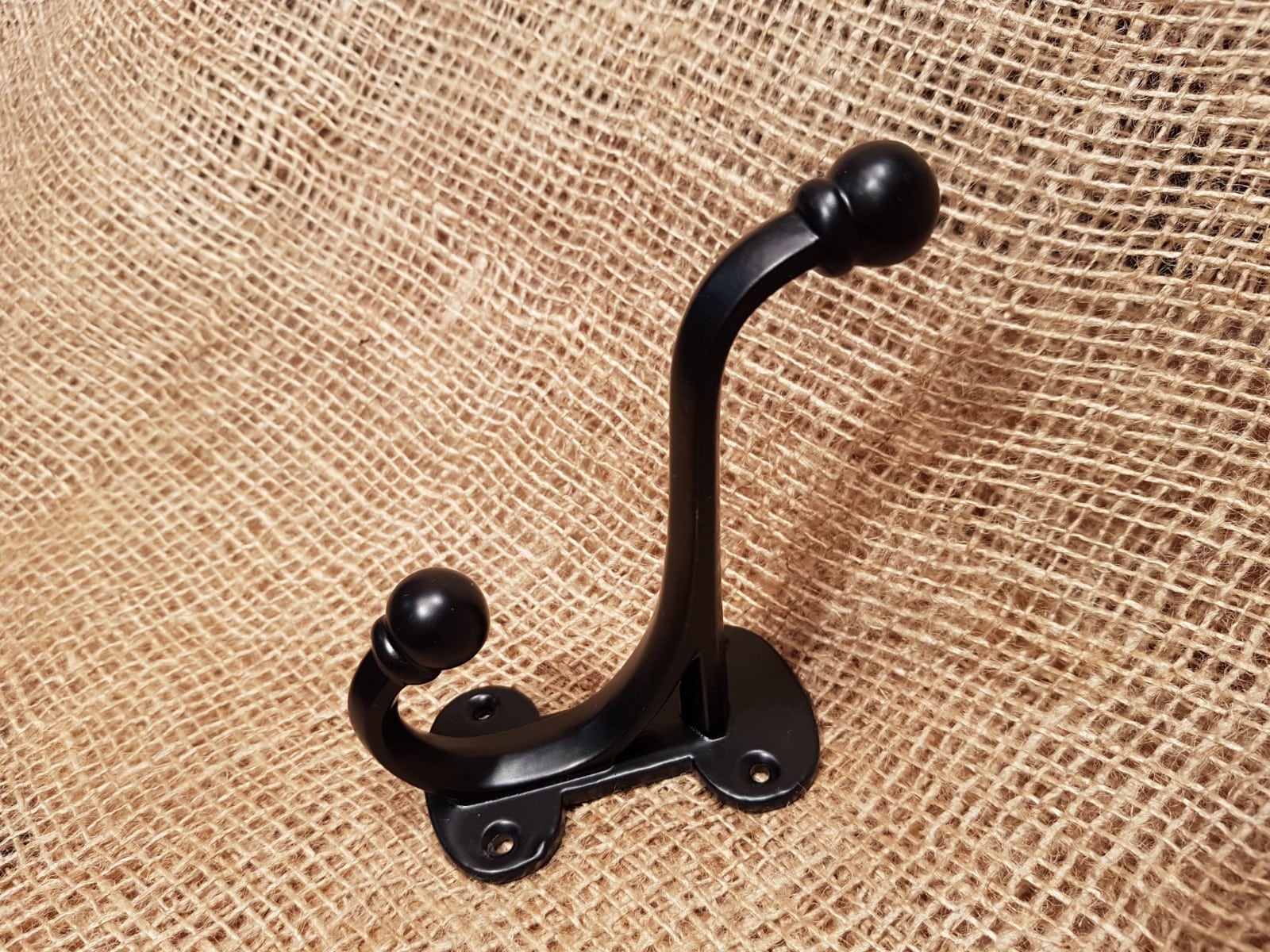 Hall Stand Black Hat & Coat Hook - Black - Spearhead Collection - Hat and Coat Hooks - Hat and Coat Hooks