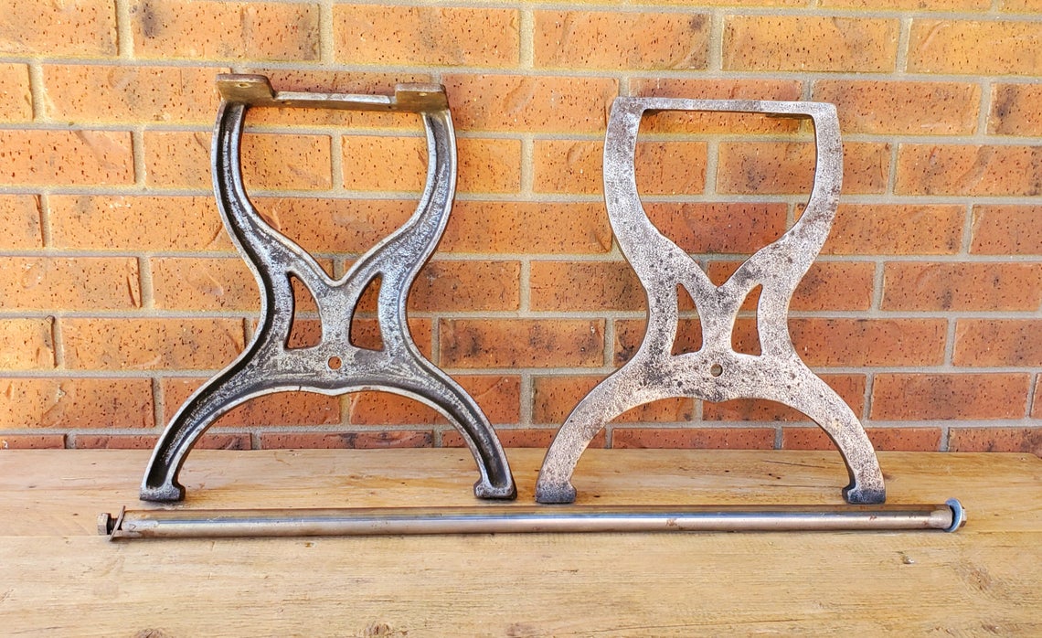 Hardwick - Antique Iron Coffee Table / Bench kit (No Top) - Spearhead Collection - Benches & Tables - Benches Stools & Tables