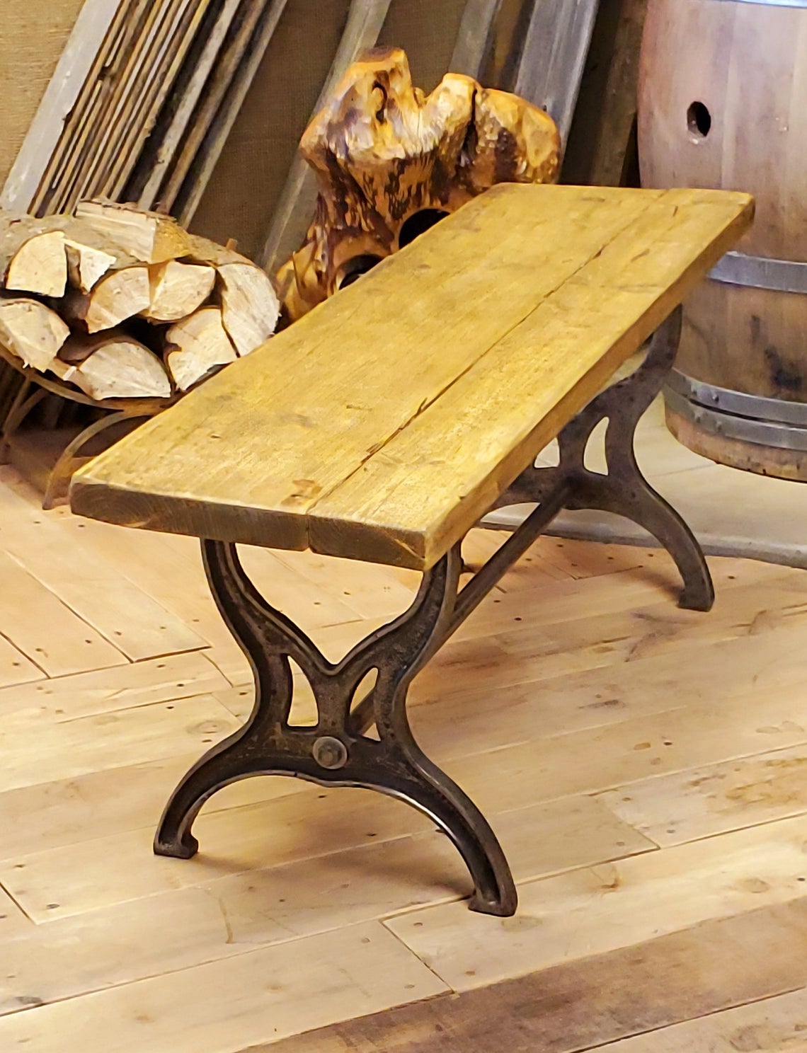 Hardwick - Antique Iron Coffee Table / Bench kit (No Top) - Spearhead Collection - Benches & Tables - Benches Stools & Tables