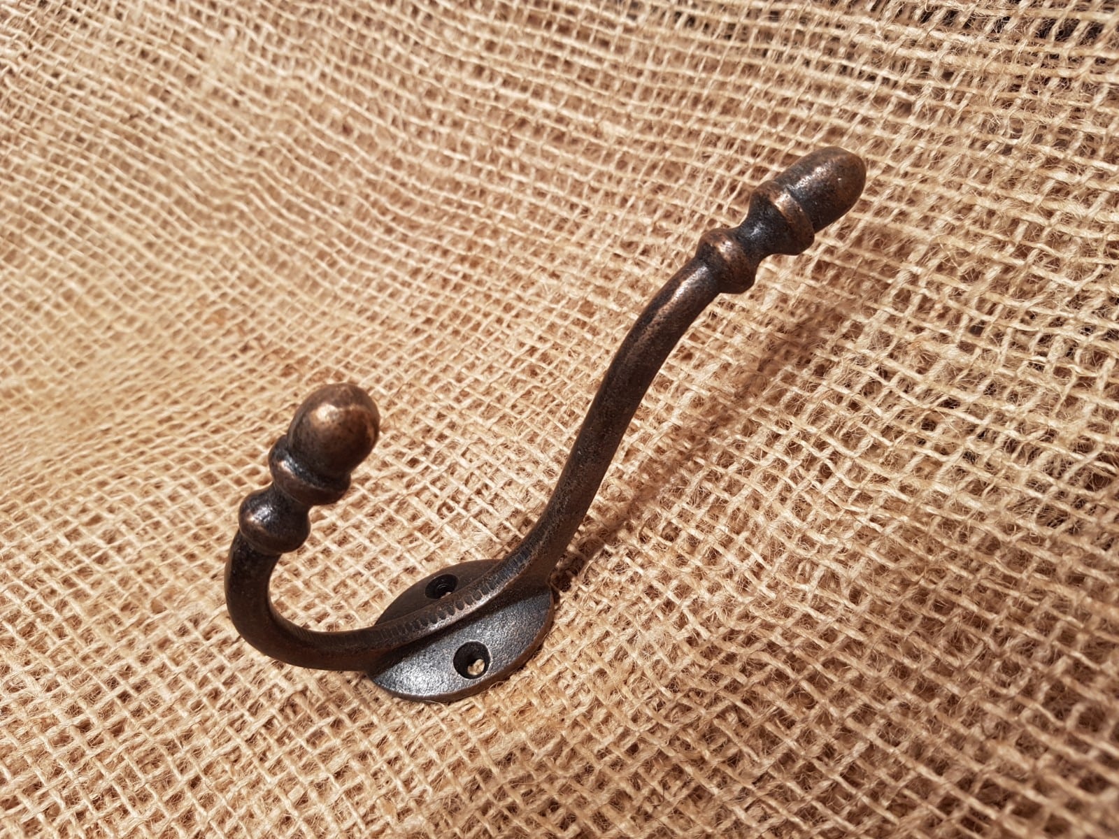 Acorn Hat & Coat Hook - Antique Copper - Spearhead Collection - Hat and Coat Hooks - Copper, Double Hooks, Hardware, Hat and Coat Hooks, Hooks, Millwork Hardware