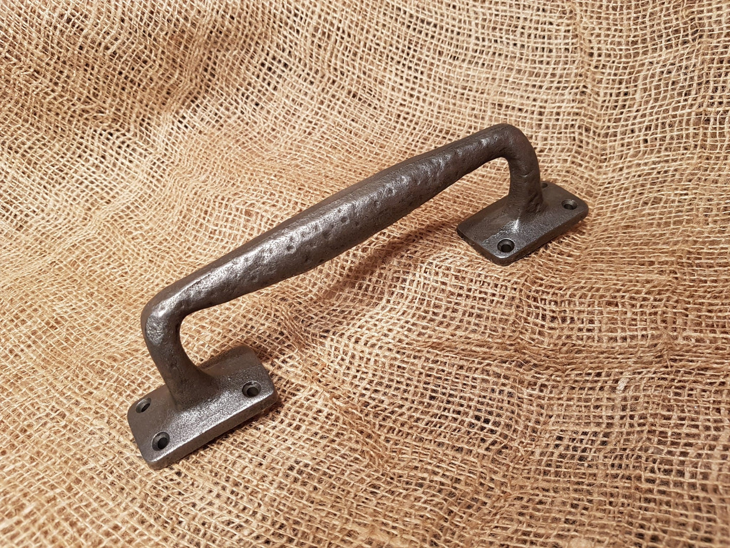 Door Handle - Heavy-Duty Barn Door - Antique Iron 10" - Spearhead Collection - Barn Door Handles - Barn Door Handles, Barn Restoration, Door Hardware, Entryway Hardware, Hardware, Heavy Duty