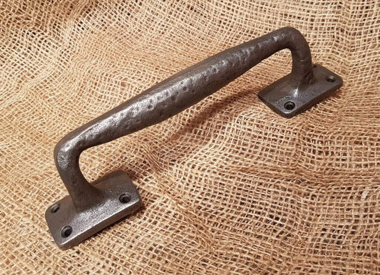 Door Handle - Heavy-Duty Barn Door - Antique Iron 10" - Spearhead Collection - Barn Door Handles - Barn Door Handles, Barn Restoration, Door Hardware, Entryway Hardware, Hardware, Heavy Duty