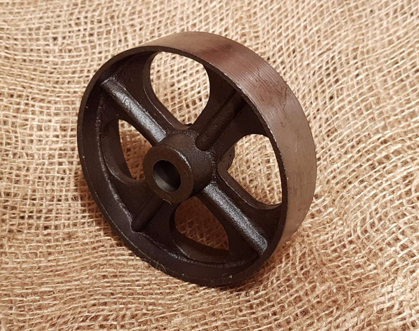 Industrial 4 1/2" Cast Iron Wheel - Spearhead Collection -  - Axles, D.I.Y. - Do It Yourself Projects, Hardware, Industrial hardware, Millwork Hardware