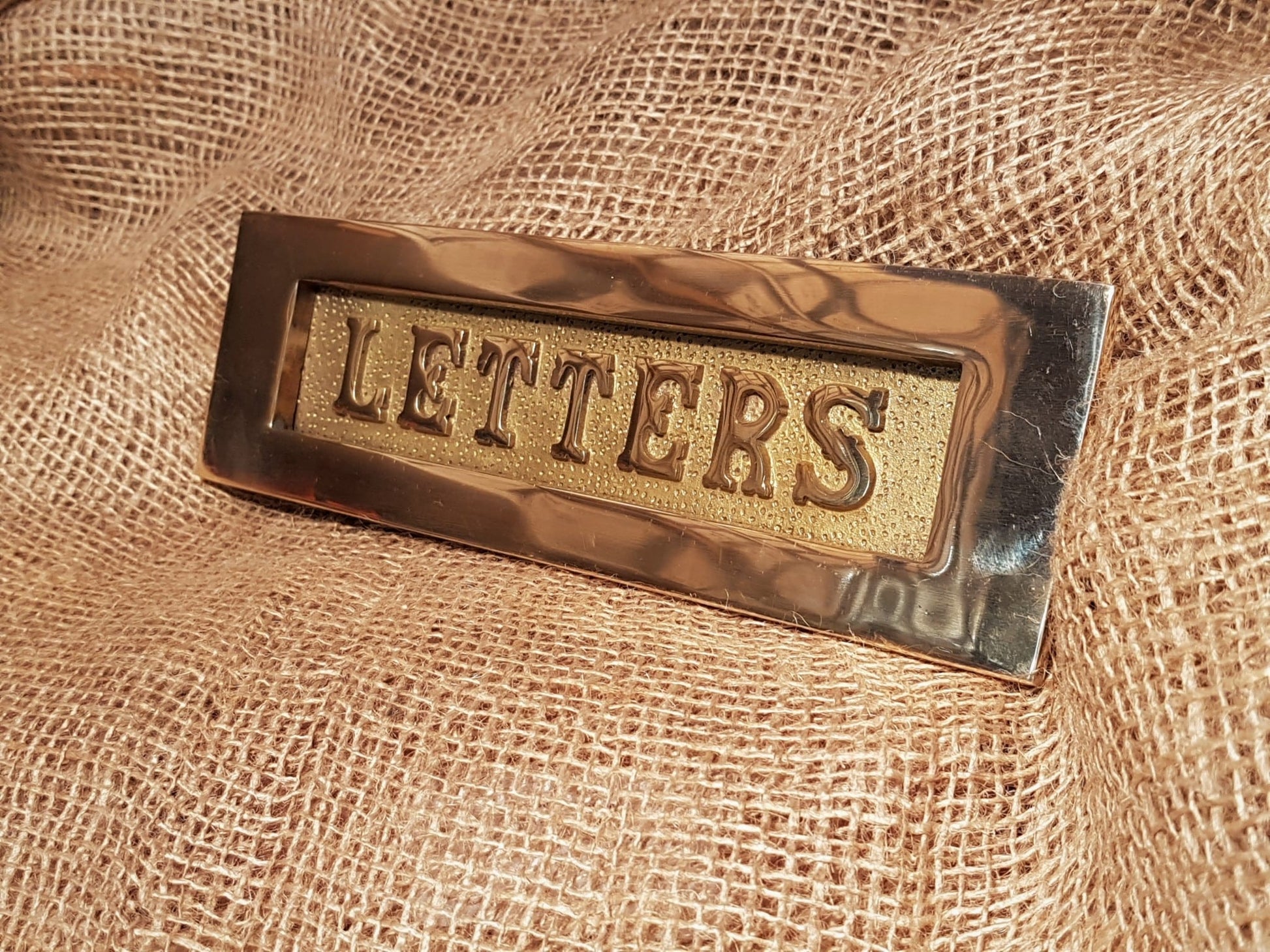 Letter Box Plate - Brass - Spearhead Collection - Door & Gate Entryway Hardware - Brass, Country Farmhouse, Door and Entry Way Accessories, Hardware, Home Decor, Outdoor Decor, Victorian