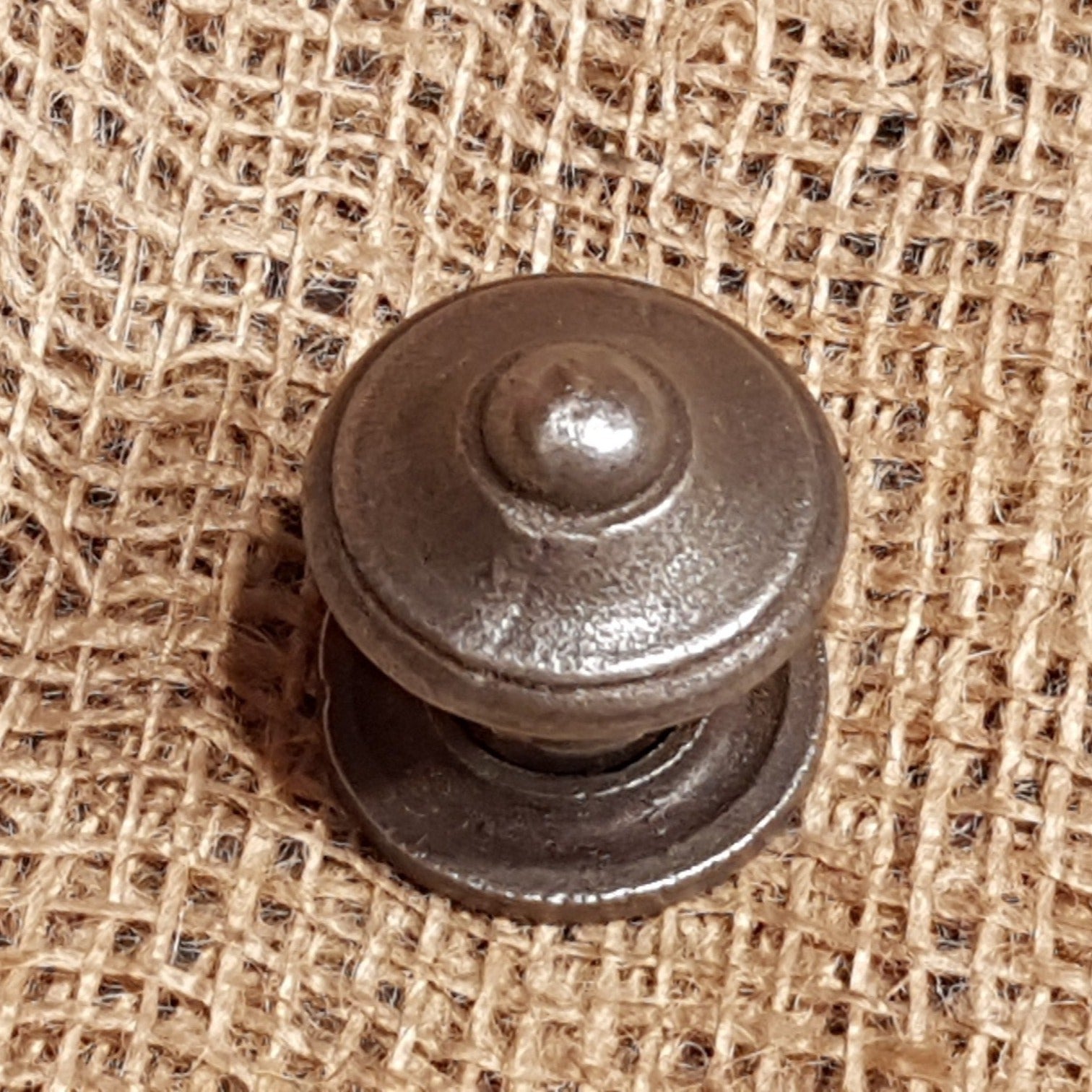 Victorian Round with Back Plate - Drawer Knob - Spearhead Collection - Drawer Knobs - Drawer Knobs, Hardware, Millwork Hardware, Victorian
