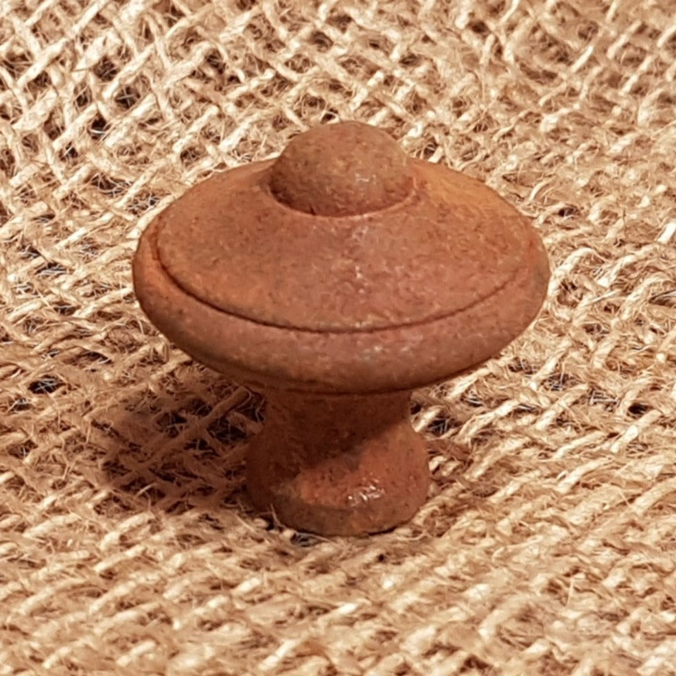 Round Raised Rusted Drawer Knob - Rusted Finish - Spearhead Collection - Drawer Knobs - Drawer Knobs, Hardware, Millwork Hardware, Rusted Finish