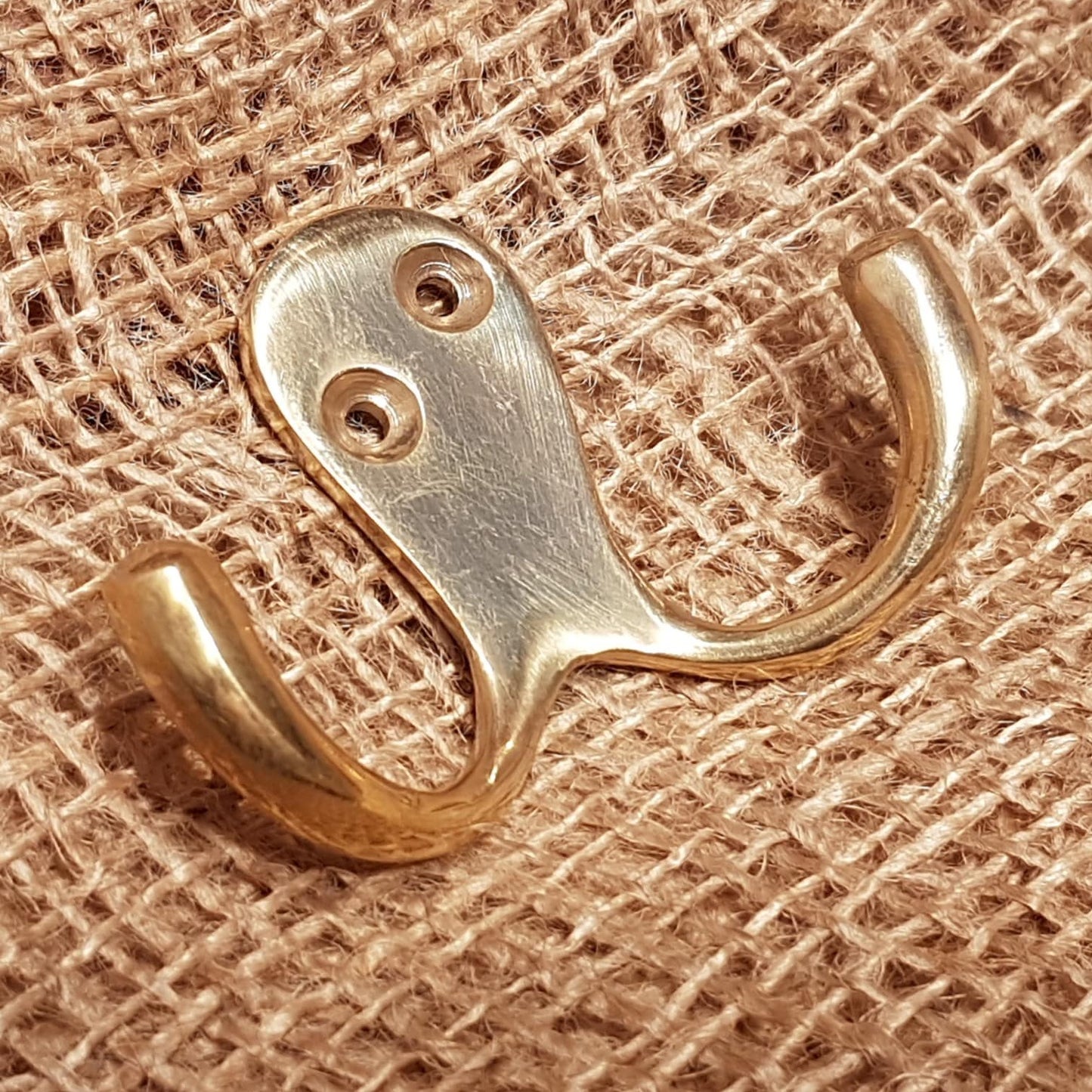 Double Robe Hook - Antique Iron/Brass/Chrome