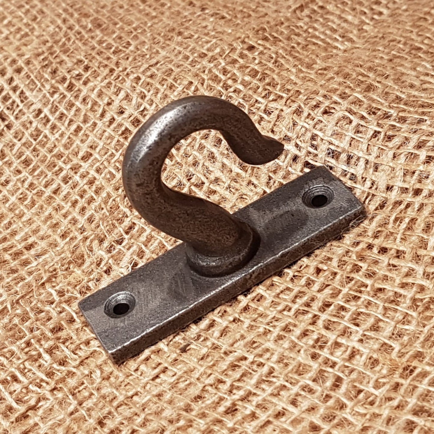Ceiling Flange Hook - Square plate 2" - Spearhead Collection - Lighting - Barn Restoration, Hardware, Hooks, Industrial hardware, Single Hooks