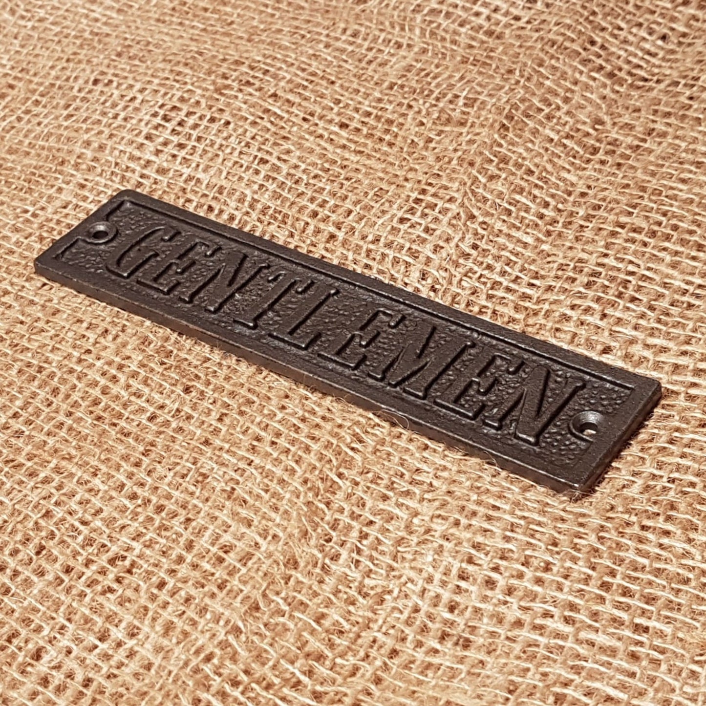 Gentlemen - Spearhead Collection - Plaques and Signs - Bathroom Decor, Home Decor, Office Decor, Plaques and Signs