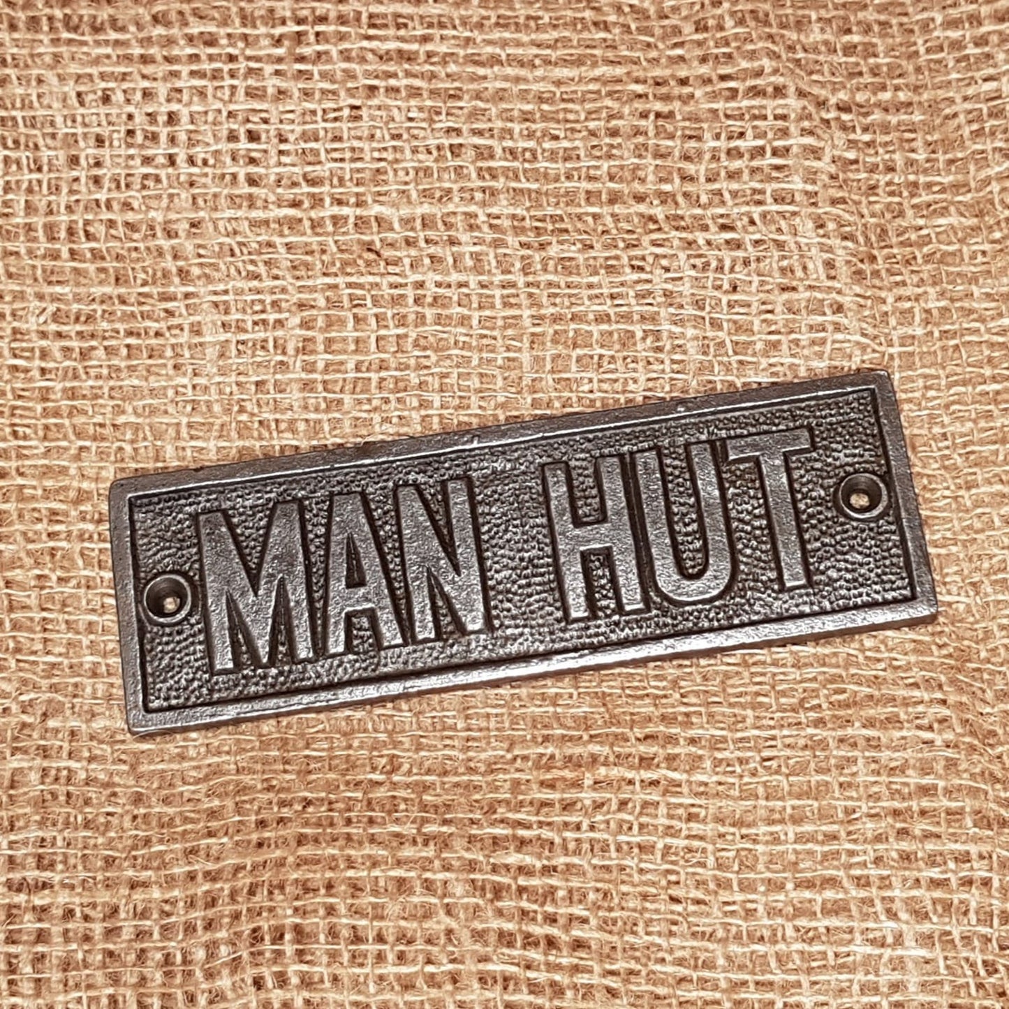 Man Hut - Spearhead Collection - Plaques and Signs - Gift Ideas, Home Decor, Man Cave Decor, Plaques and Signs, The Man Cave