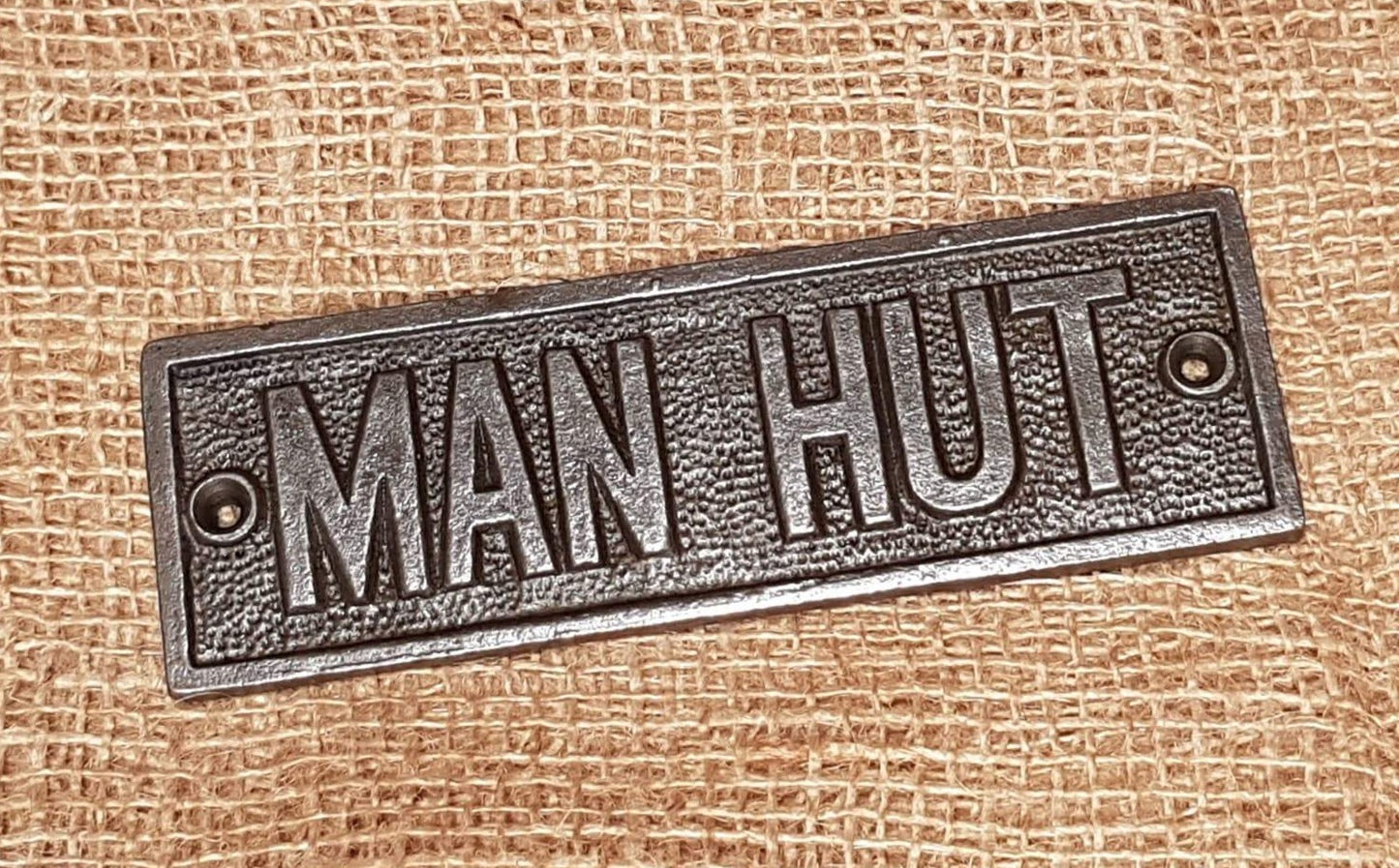 Man Hut - Spearhead Collection - Plaques and Signs - Gift Ideas, Home Decor, Man Cave Decor, Plaques and Signs, The Man Cave