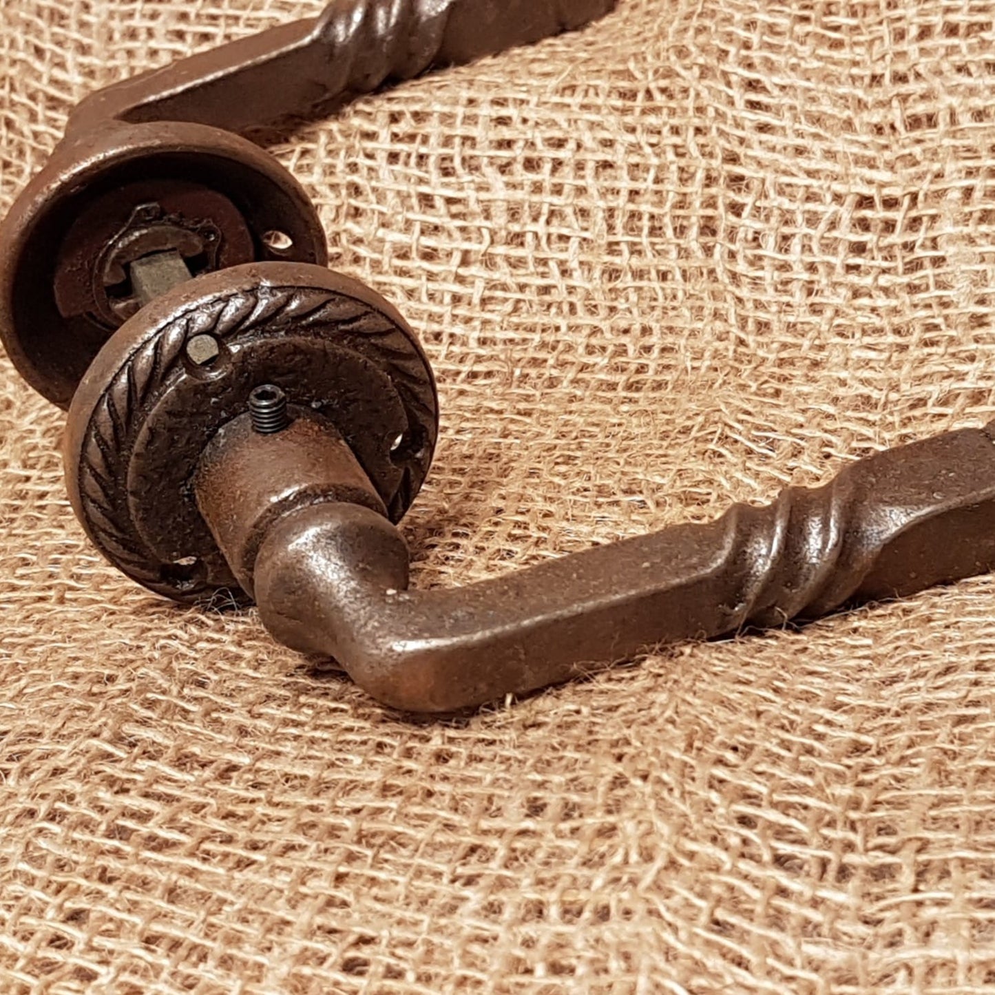 Door Lever Handle Set - Georgian Lever Twisted Rope - Spearhead Collection - - Door and Entry Way Accessories, Door Handles, Door Hardware, Georgian Design, Hardware, Sets