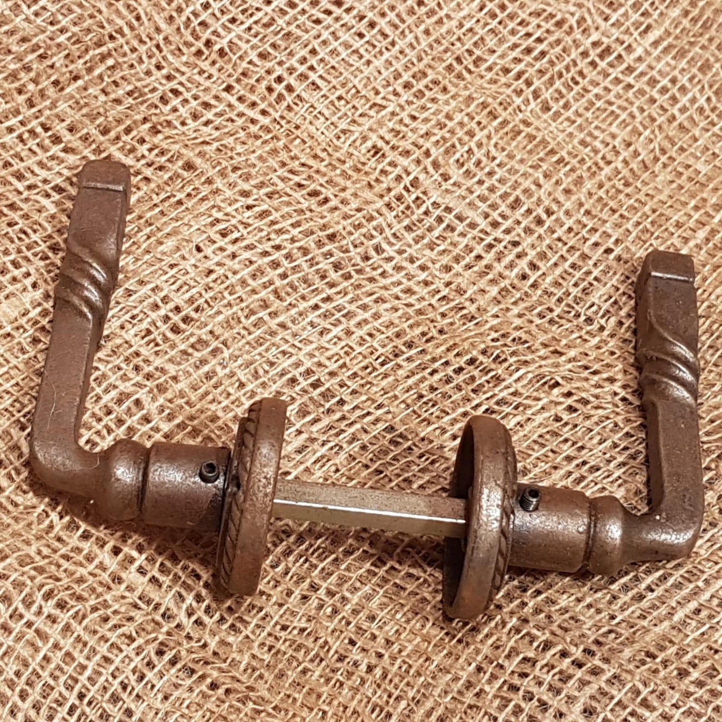 Door Lever Handle Set - Georgian Lever Twisted Rope - Spearhead Collection - - Door and Entry Way Accessories, Door Handles, Door Hardware, Georgian Design, Hardware, Sets