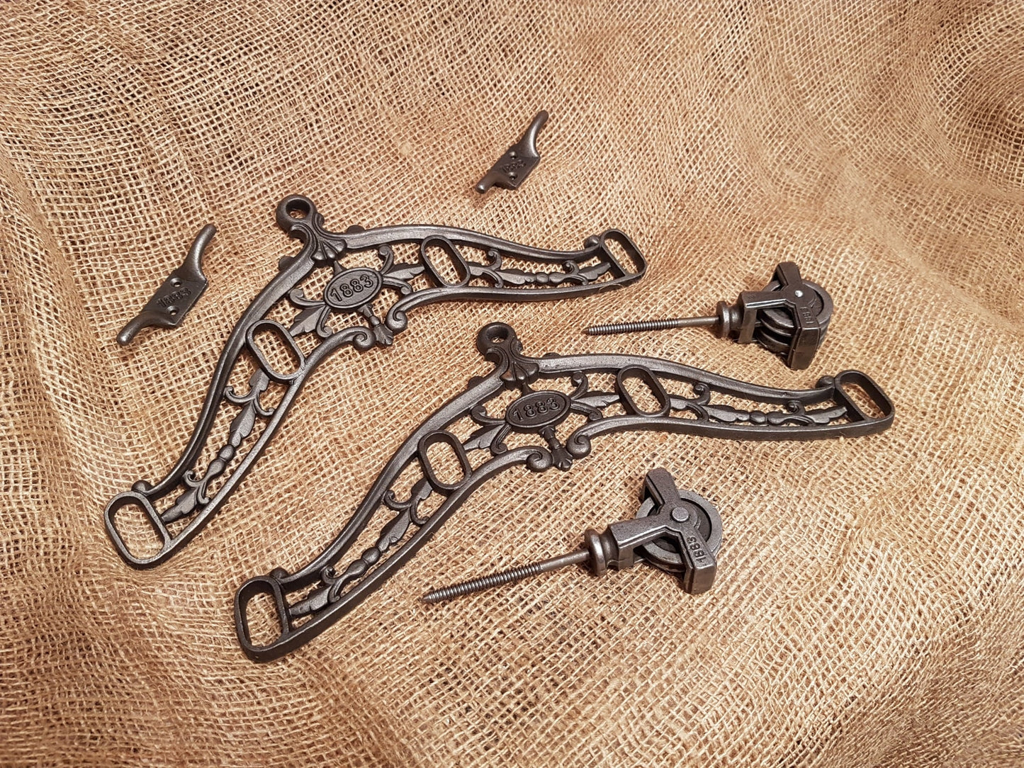 Victorian Clothes Airer Kit 1883 (Metal Components only) - Spearhead Collection - Airers and Pullies - Clothes Airer, Hardware, Home Decor, Kits, Victorian
