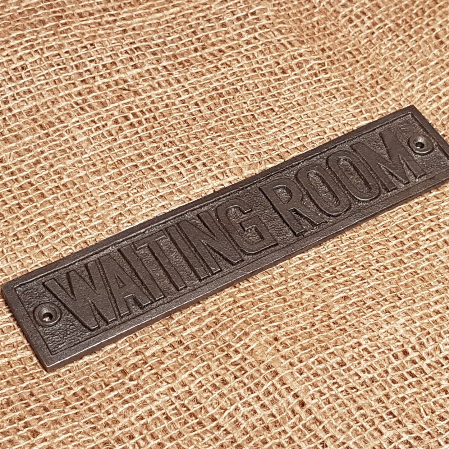 Waiting Room - Spearhead Collection - Plaques and Signs - Home Decor, Office Decor, Plaques and Signs