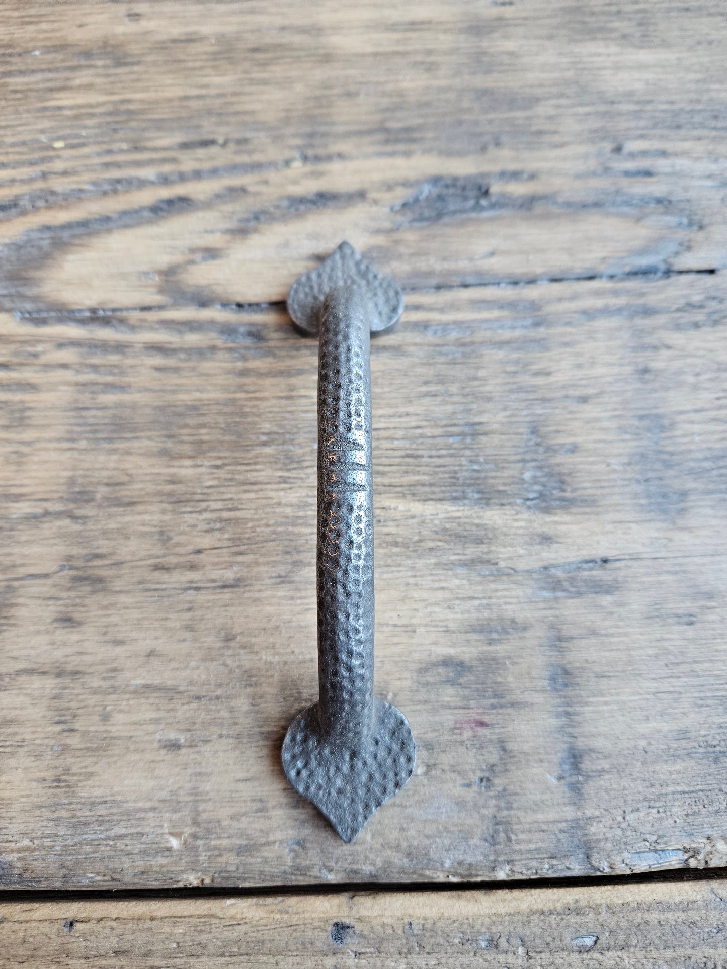 Pull Handle Spearhead Shape Cast Antique Iron 150mm