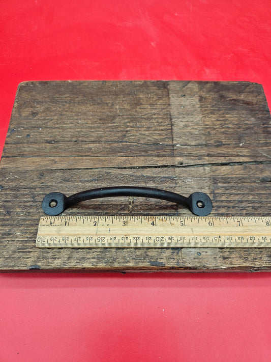 Bow Handle Penny End - Satin Black 6"