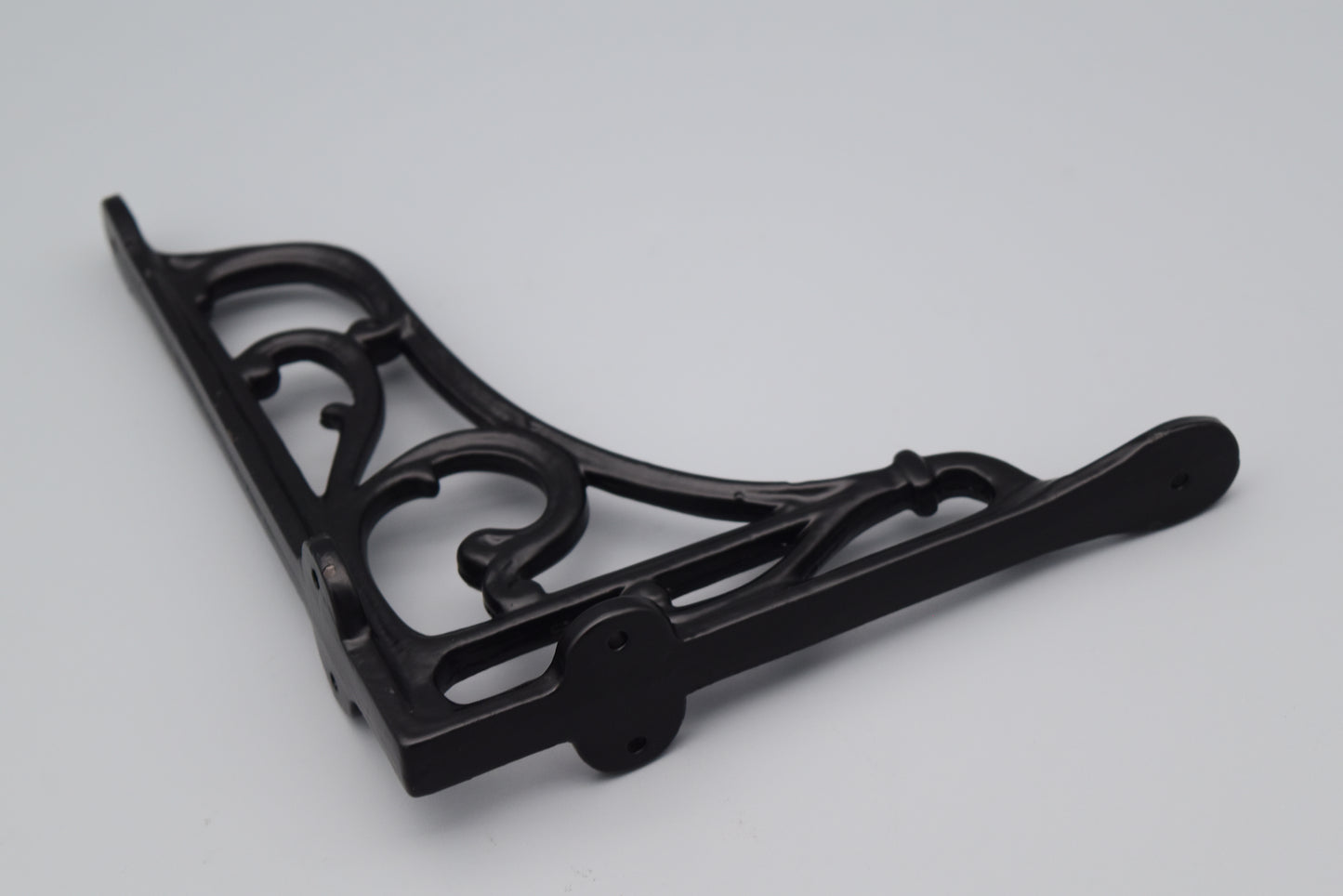 Heritage Antique Iron Bracket - Black -  7″ x 7.75″