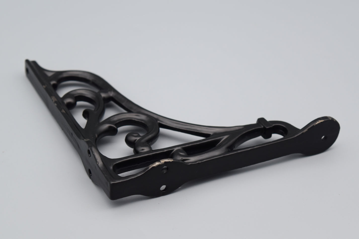 Heritage Antique Iron Bracket - Black -  7″ x 7.75″