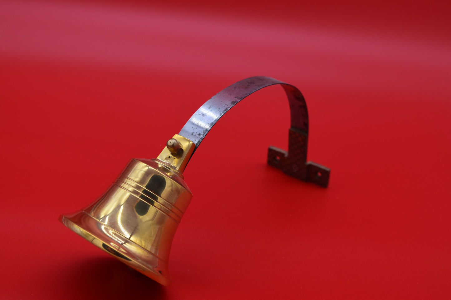 Brass Door Bell - On Spring Steel
