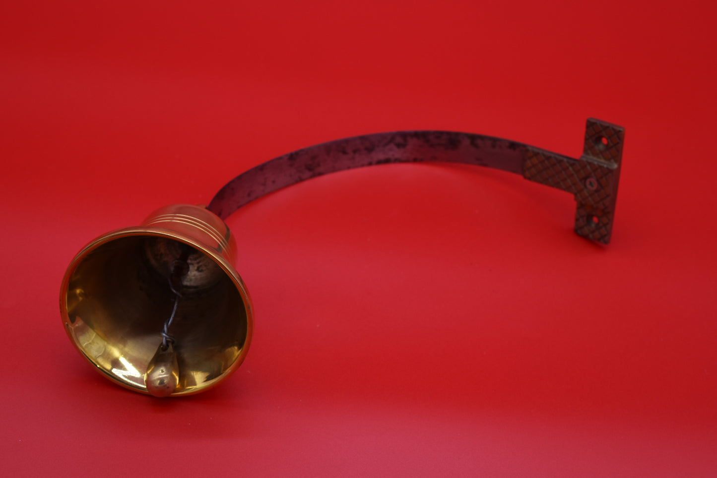 Brass Door Bell - On Spring Steel