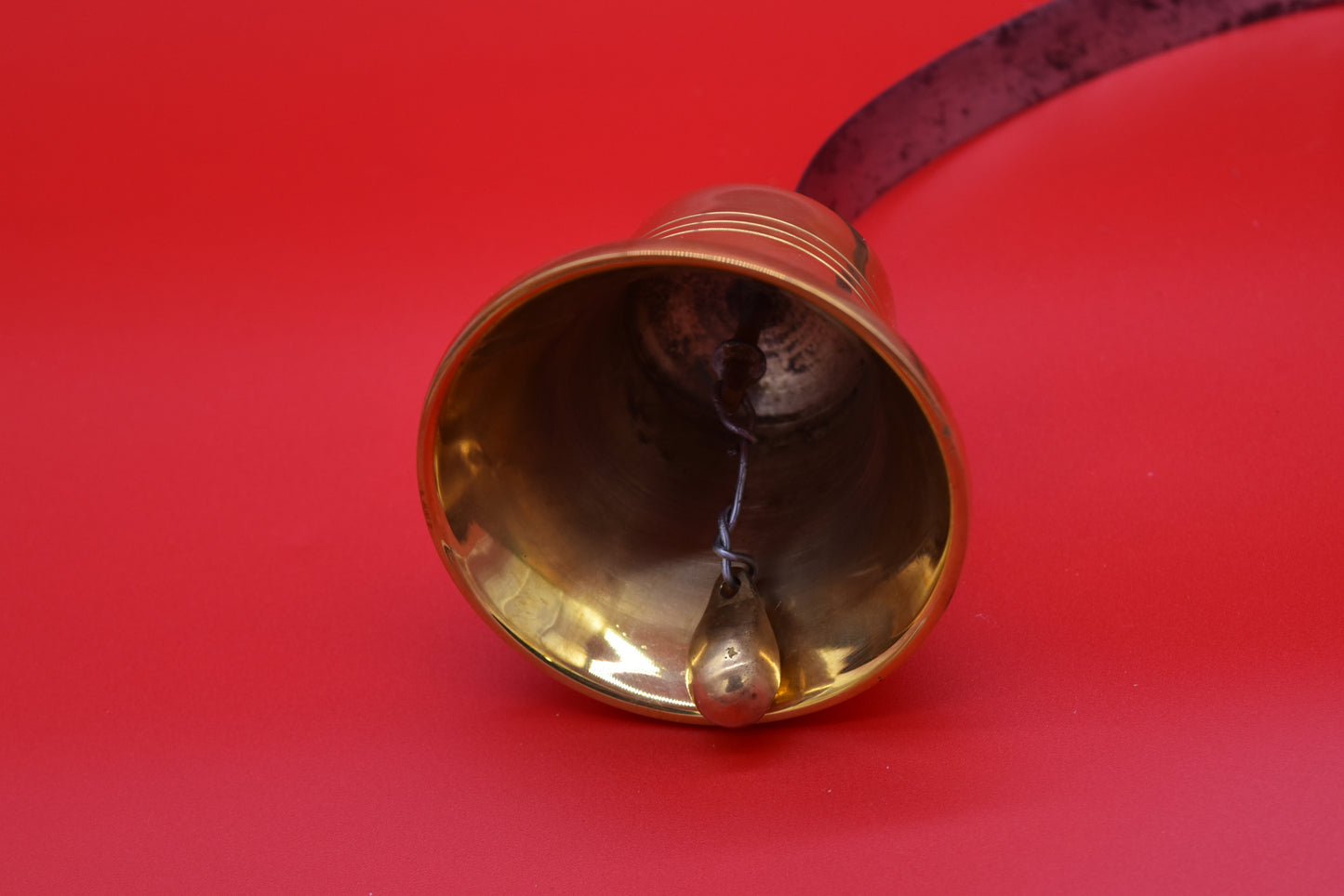 Brass Door Bell - On Spring Steel