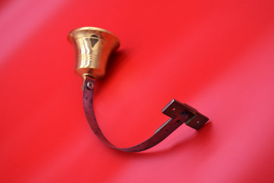 Brass Door Bell - On Spring Steel